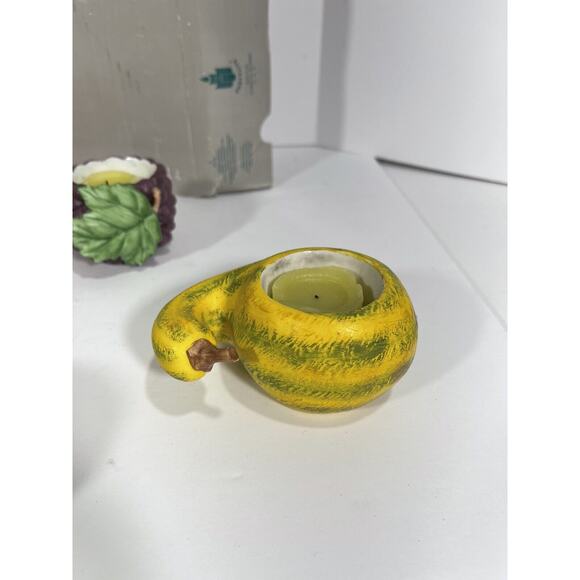 Partylite Harvest Medley Votive Tea Light Holders 5 Fall Fruits Vegg + Candles‎ - Picture 7 of 12